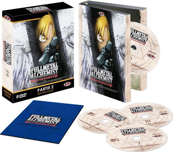 FMA : Brotherhood - Partie 2 - Coffret DVD + Livret - Edition Gold