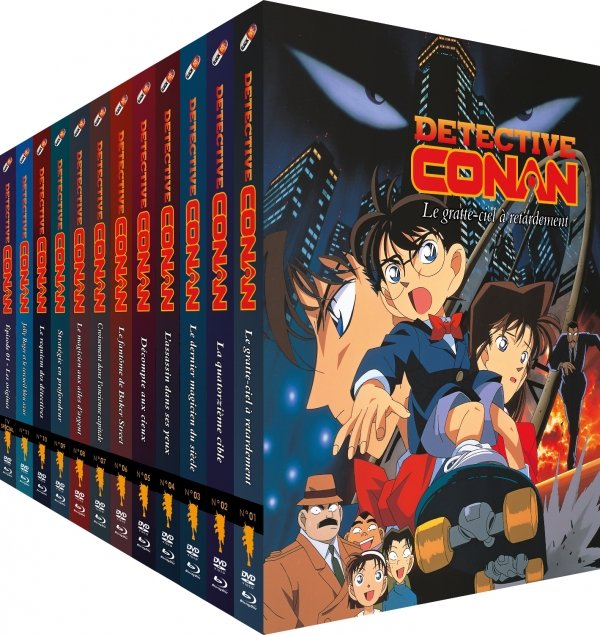 Détective Conan - Films 1 à 11 + TV Spécial 1 Pack 12 (DVD + Blu-ray)